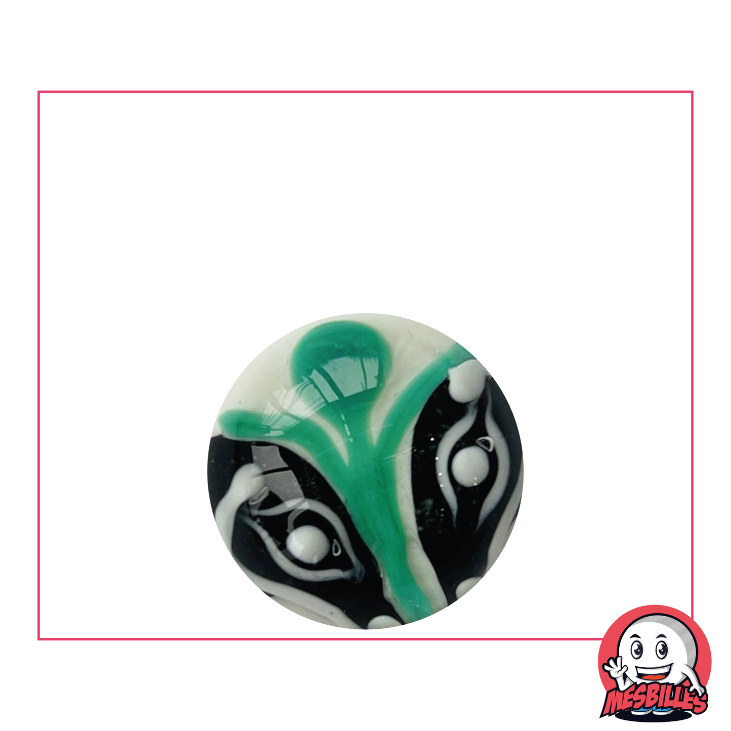 1 Green Aloa Art Marble 22 mm