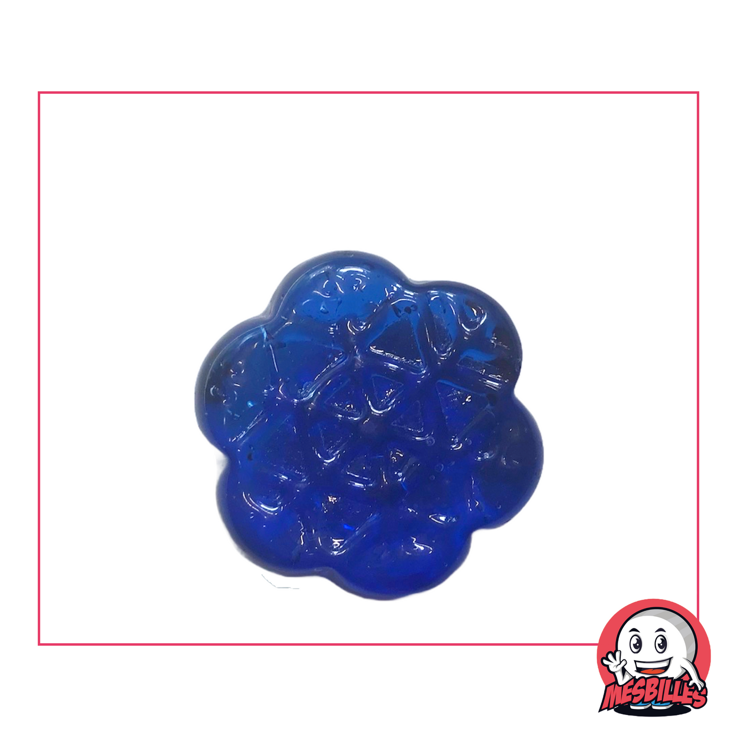 Shaped Marble flake Ideal for cosmic atmospheres or icy but elegant decorations.
