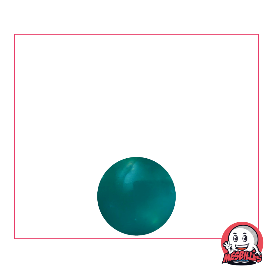 1 Duck Blue Soft-Translucent Marble 10 mm