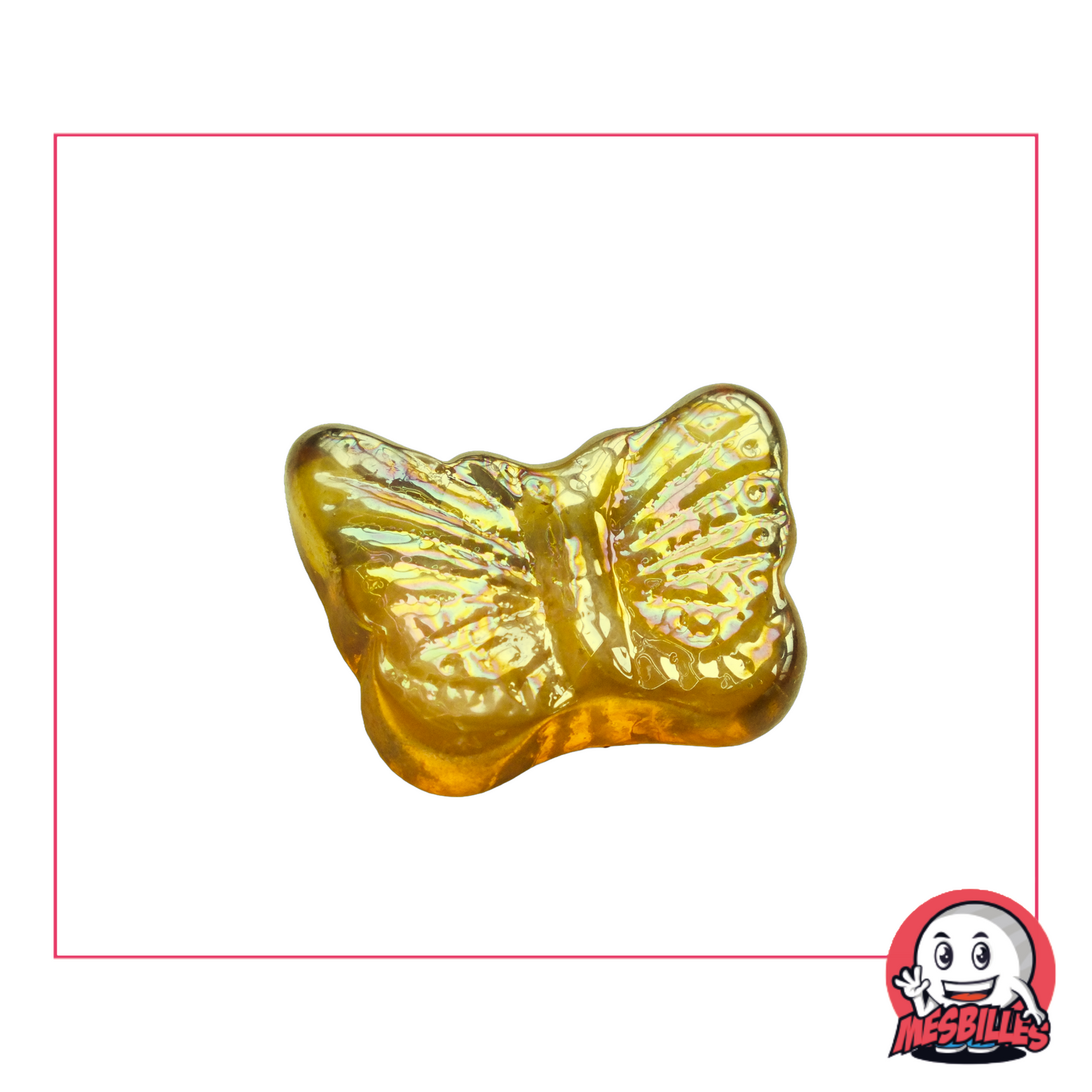 The Yellow Monarch Marble: a ray of translucent sunshine to brighten up any collection of marbles.