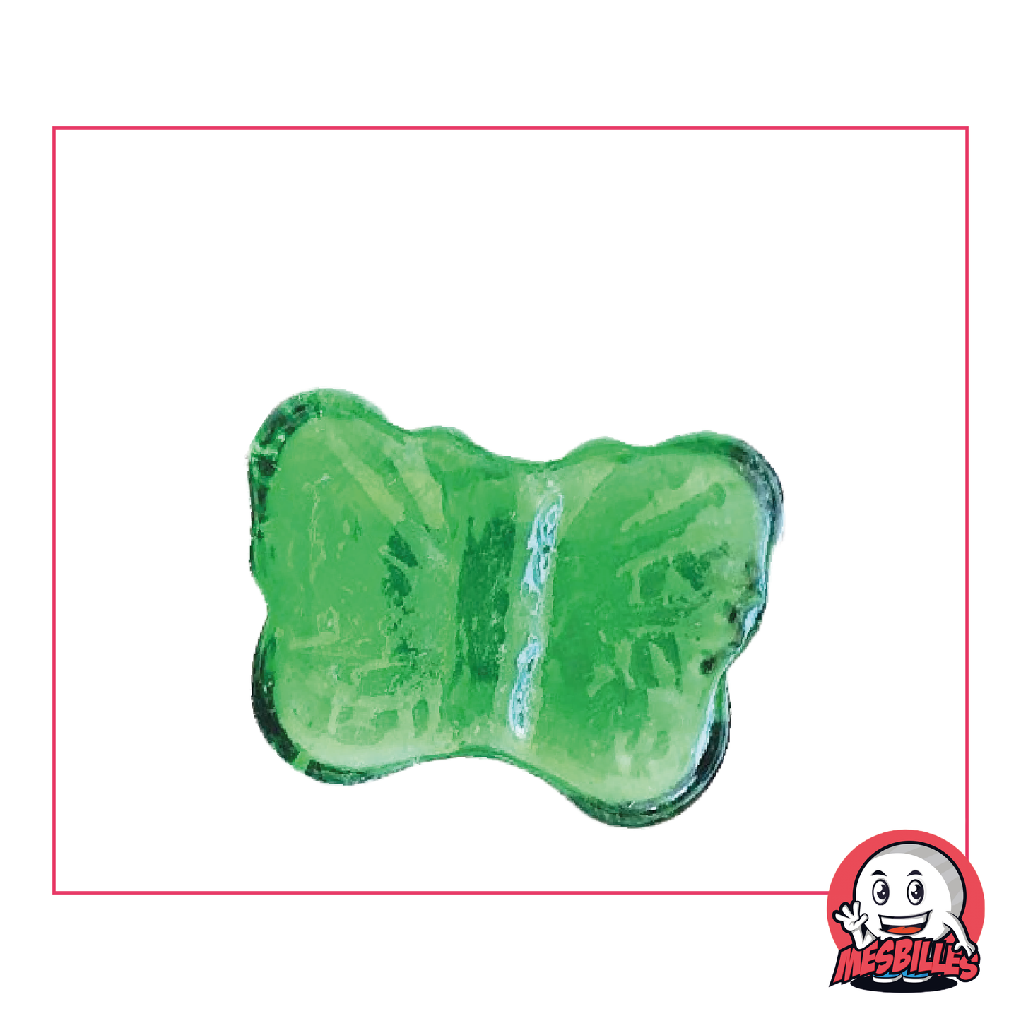 1 Green Monarch Marble