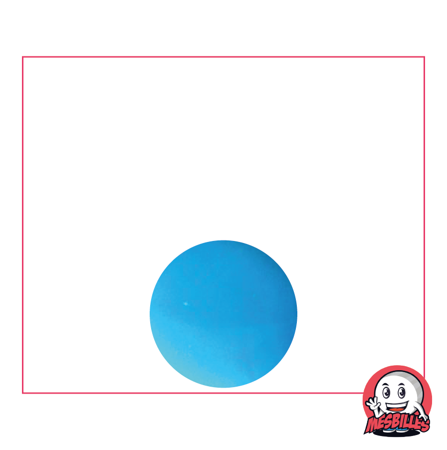 Marble Pearl 14 mm - Opaque Glass Light Blue Evoking the Ocean - My-Glassmarbles