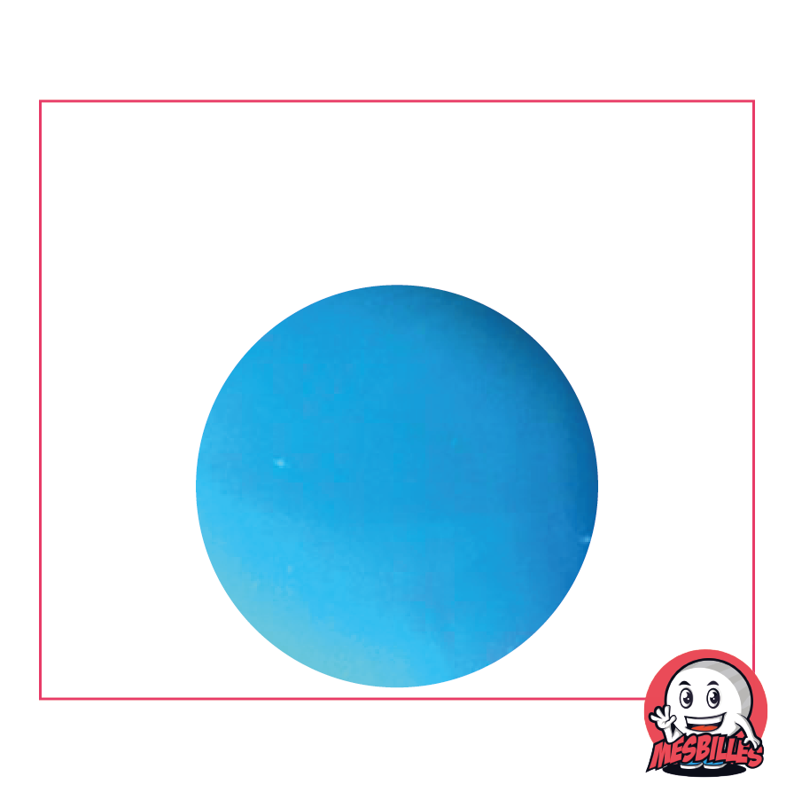 Marble Pearl 25 mm - Opaque Glass Light Blue Evoking the Ocean - My-Glassmarbles