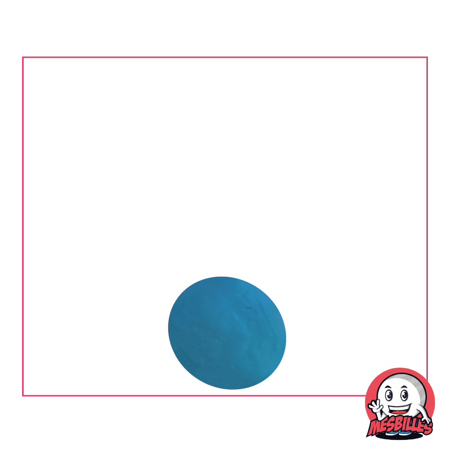 1 Flat Marble 12 mm Soft-Translucent Blue
