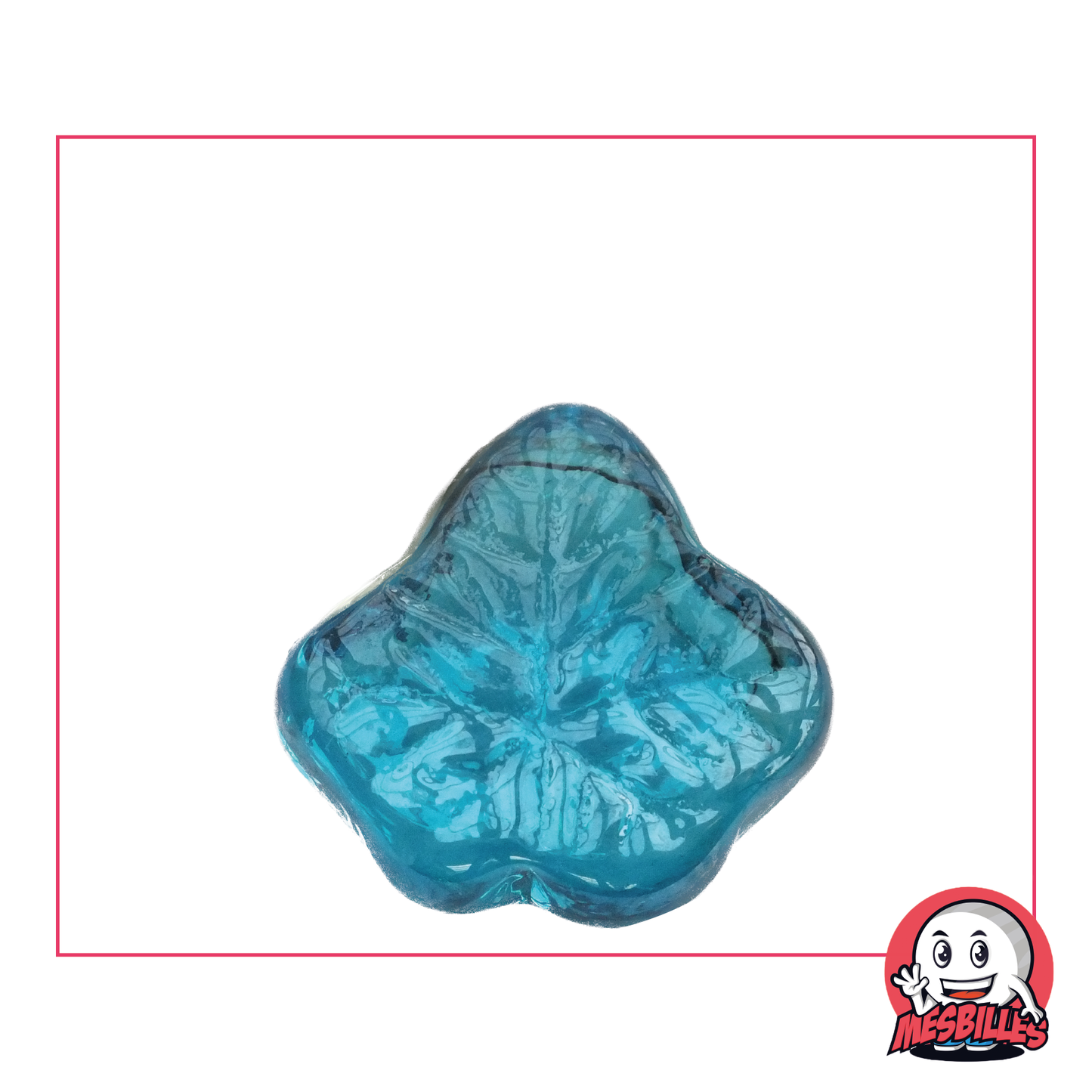 1 Blue Maple Leaf Marble