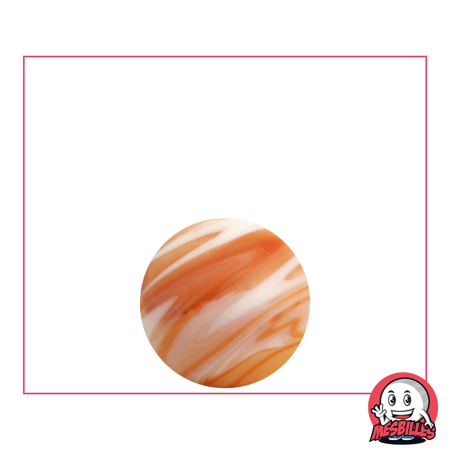 1 Marble Art Sandstorm Peach 16 mm