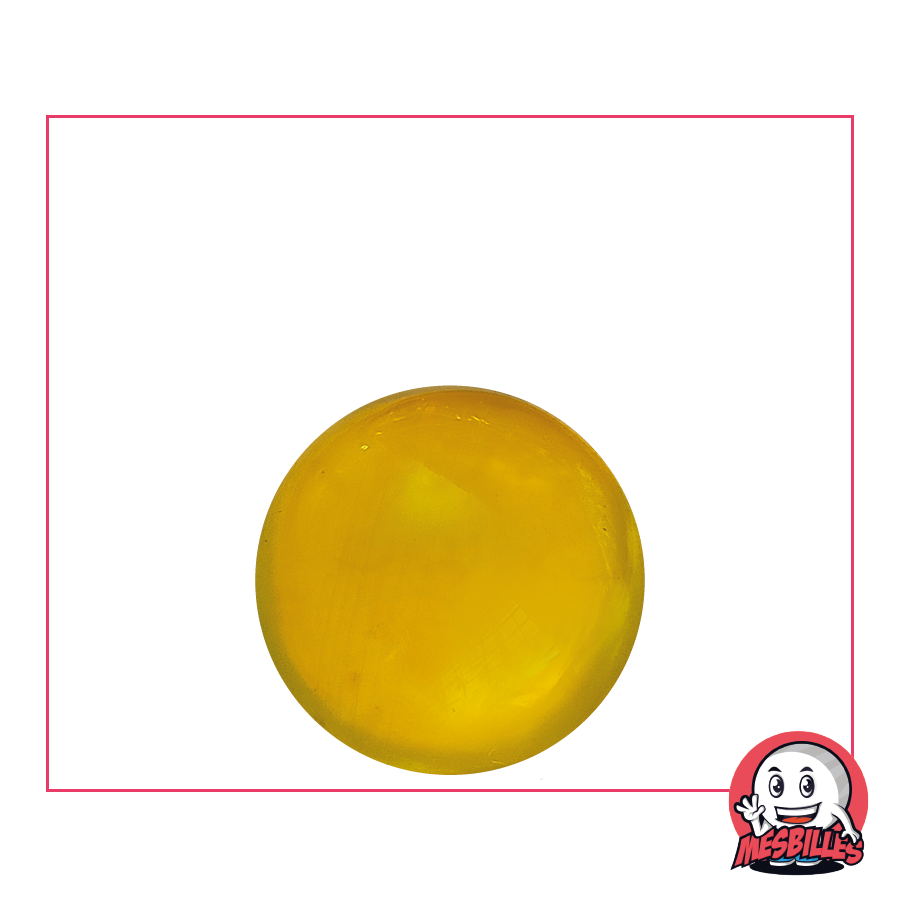 1 Yellow Soft-Translucent Marble 20 mm
