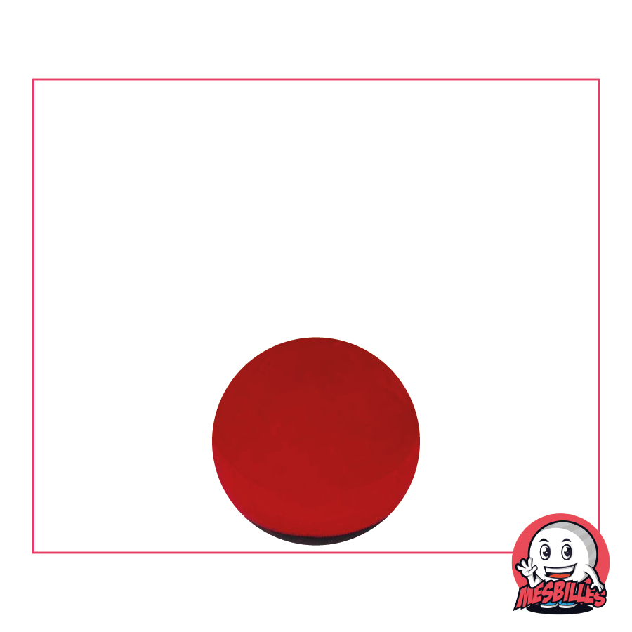 1 Red Soft-Translucent Marble 14 mm