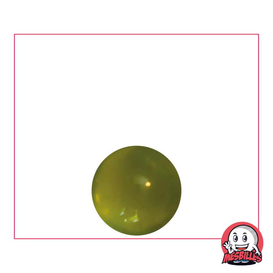 1 Green-Yellow Soft-Translucent Marble 12 mm
