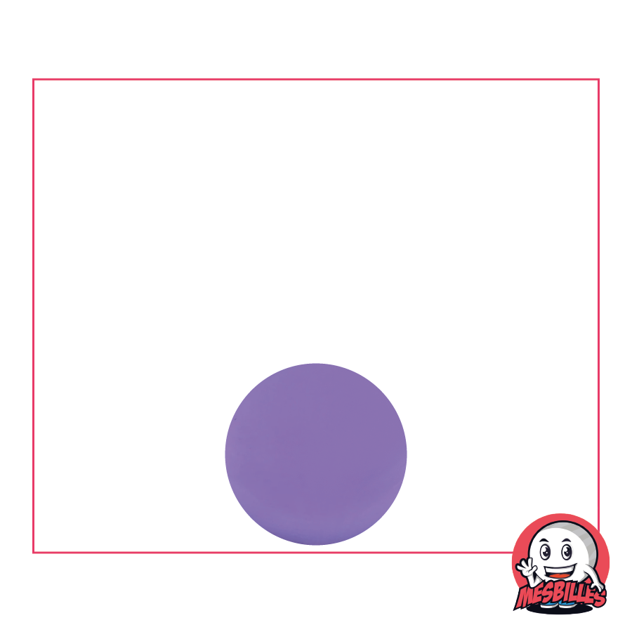 1 Marble Soft-Translucent Light Purple 10 mm