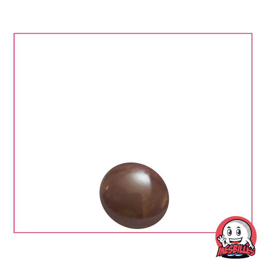1 Flat Marble 12 mm Purple Pearl