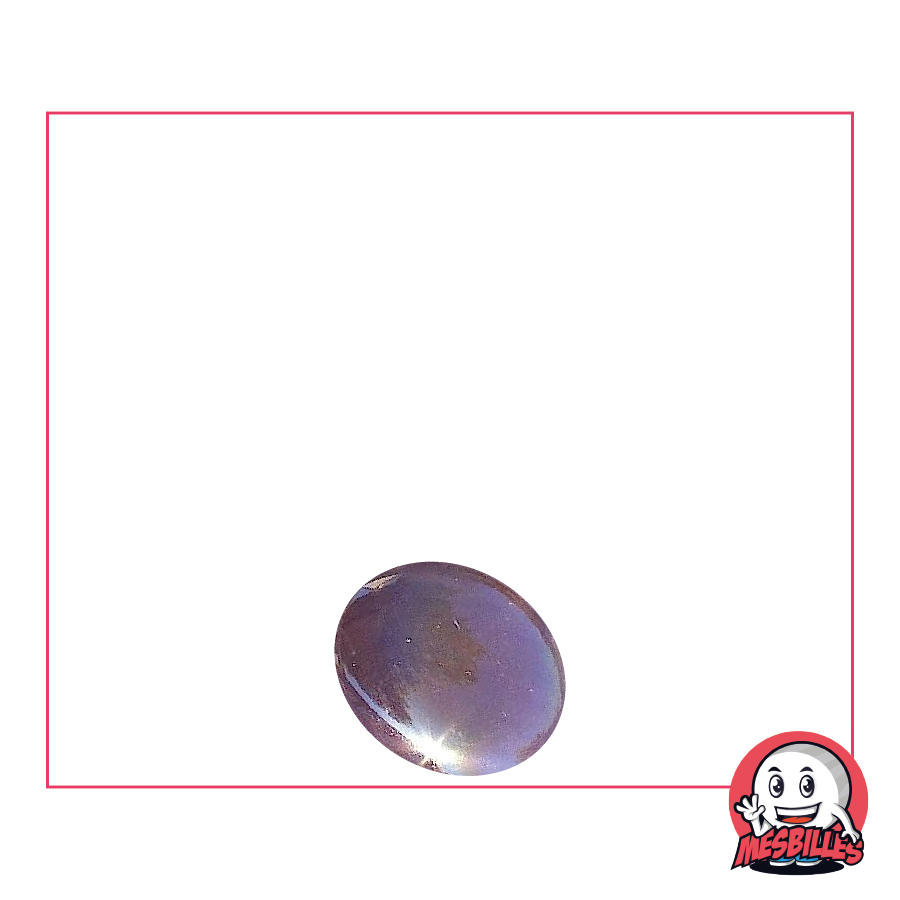 1 Flat Marble 12 mm Glossy Purple