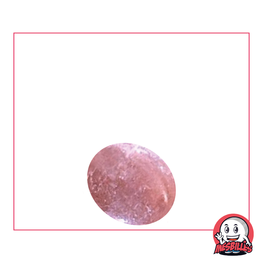 1 Flat marble 18 mm Light Pink Magnifier