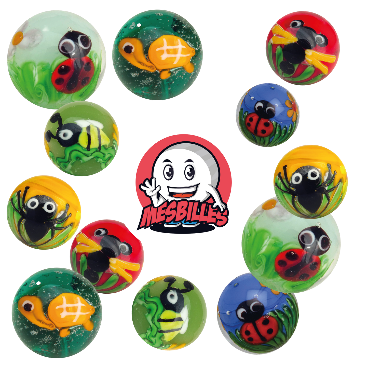1 Bee Art marble 16 mm