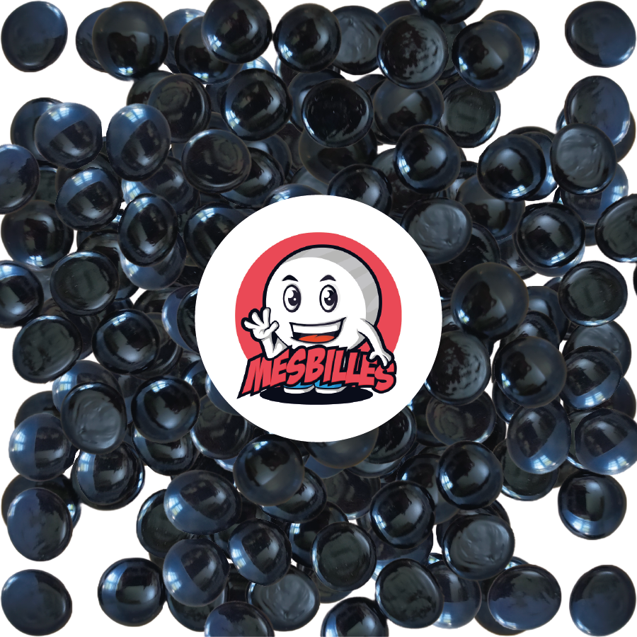 1 Flat Marble 12 mm Black Pearl