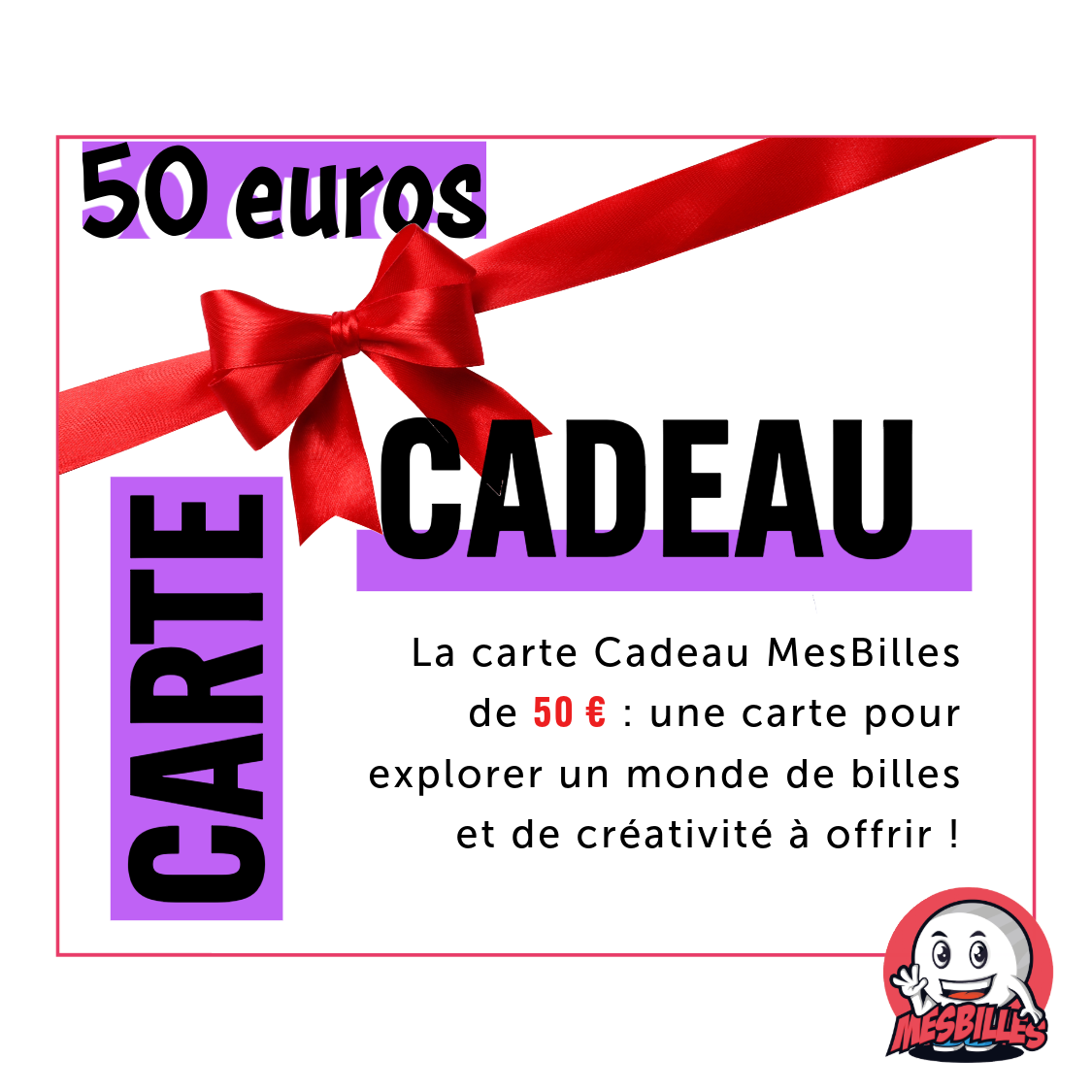 My-Glassmarbles Gift Card for €50: a world of marbles and creativity to give!