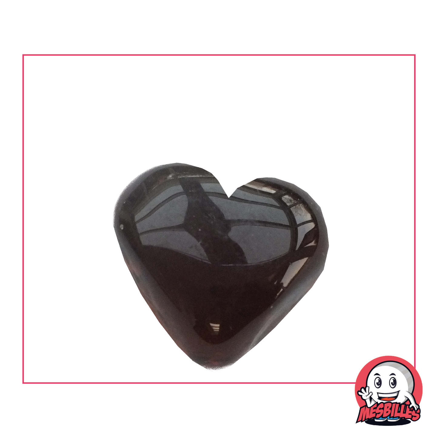 1 Soft Amber-Night Heart Marble