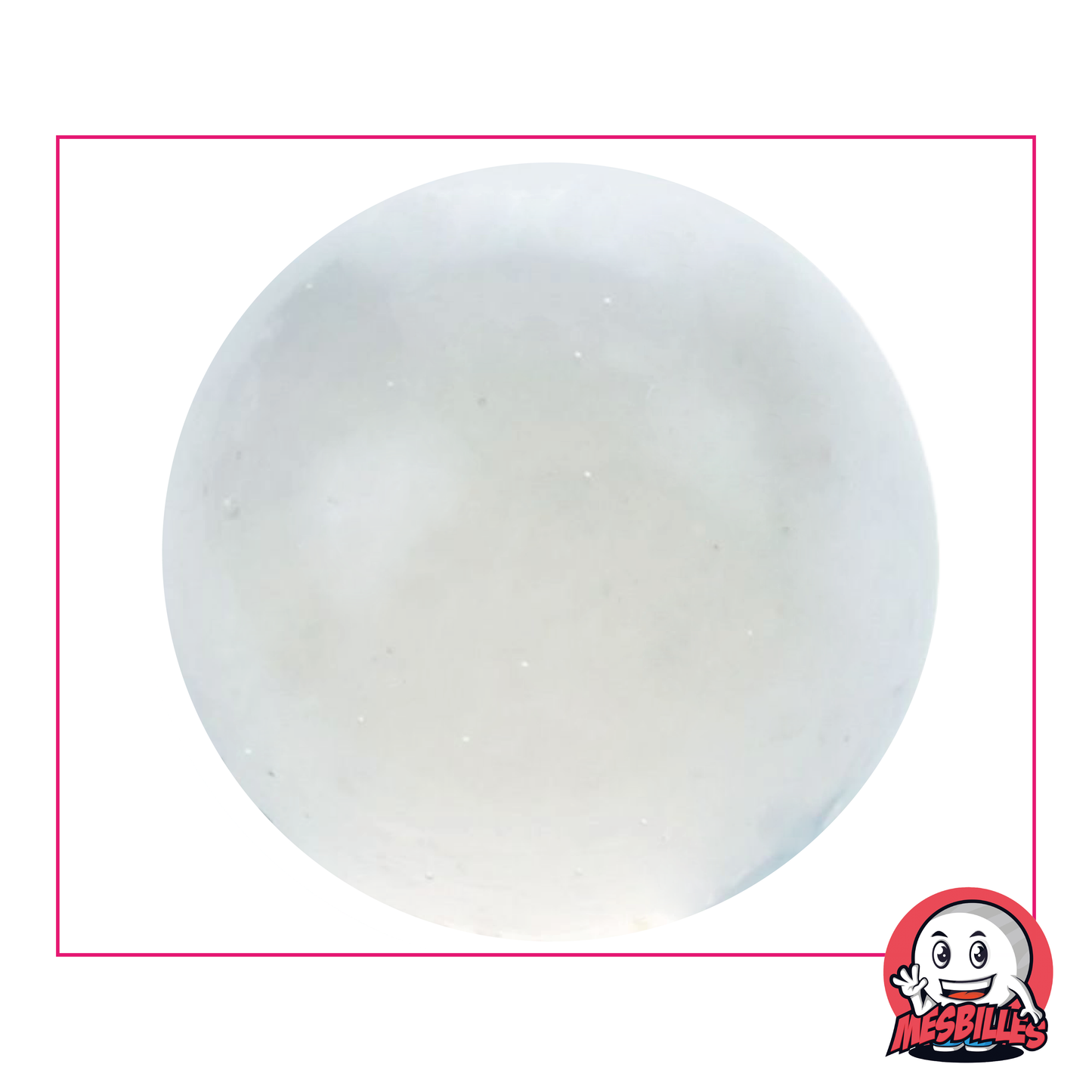 1 Soft-Translucent Marble, Crystal, 80 mm