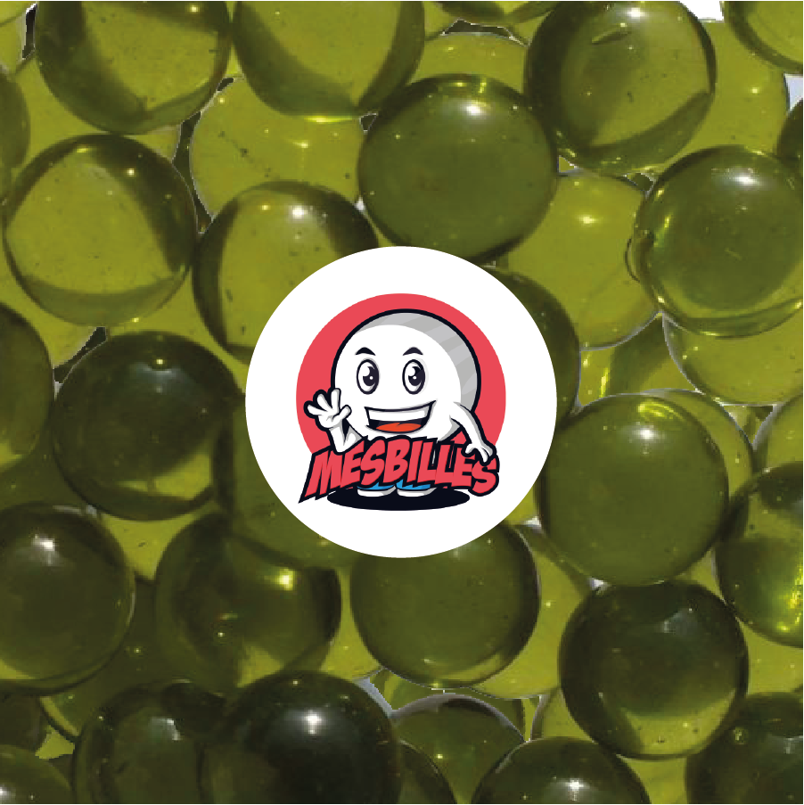 1 Green-Yellow Soft-Translucent Marble 06 mm