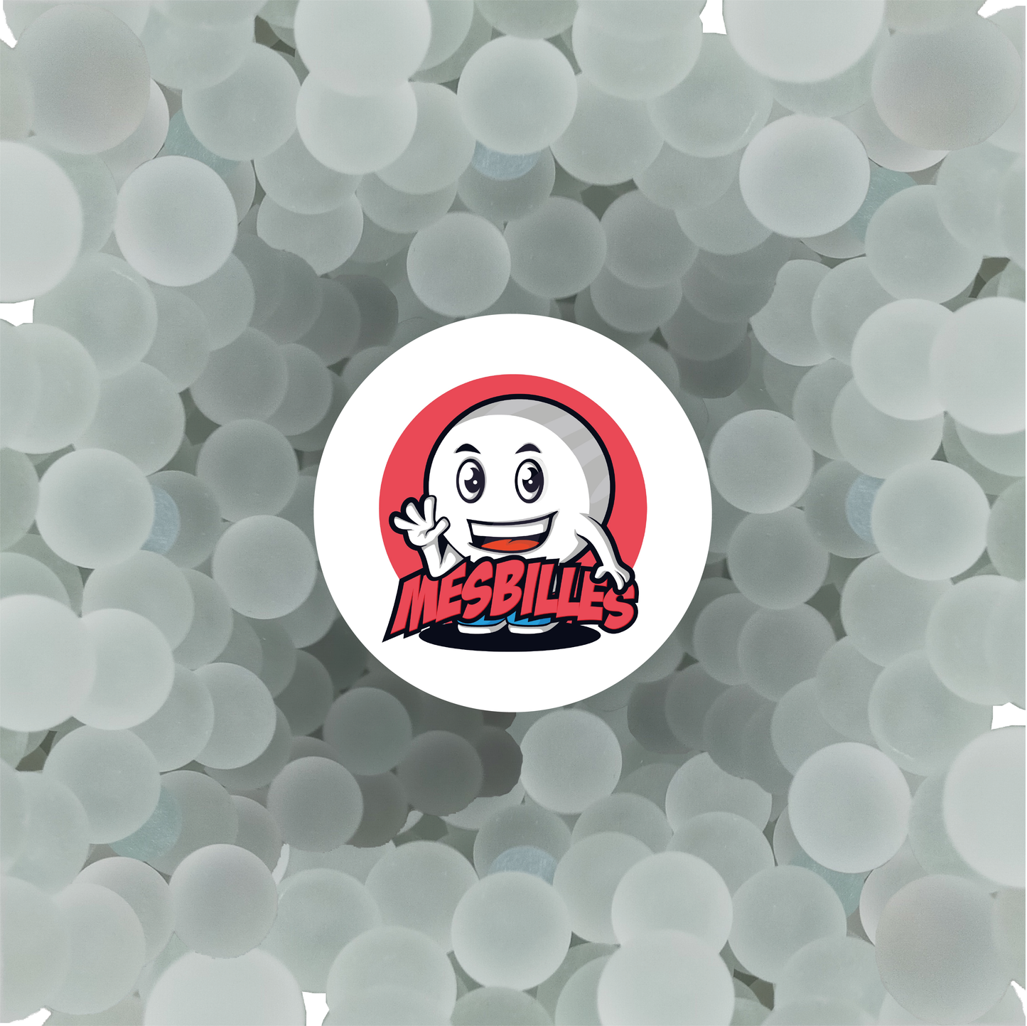 Marbles lovers, we've got a nugget for you: our Frosted marble, a magnificent 25 mm marble in frosted glass. It has an incredible power: it resists the sun. Unlike your vanilla-chocolate ice cream, which melts faster than your shadow in summer, our Frosted marble will never do that to you.