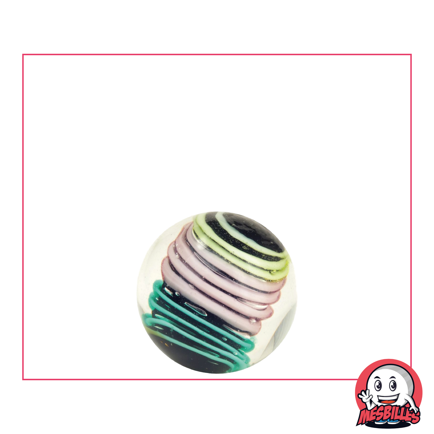 1 Pastel Spiralo Art Marble 16 mm