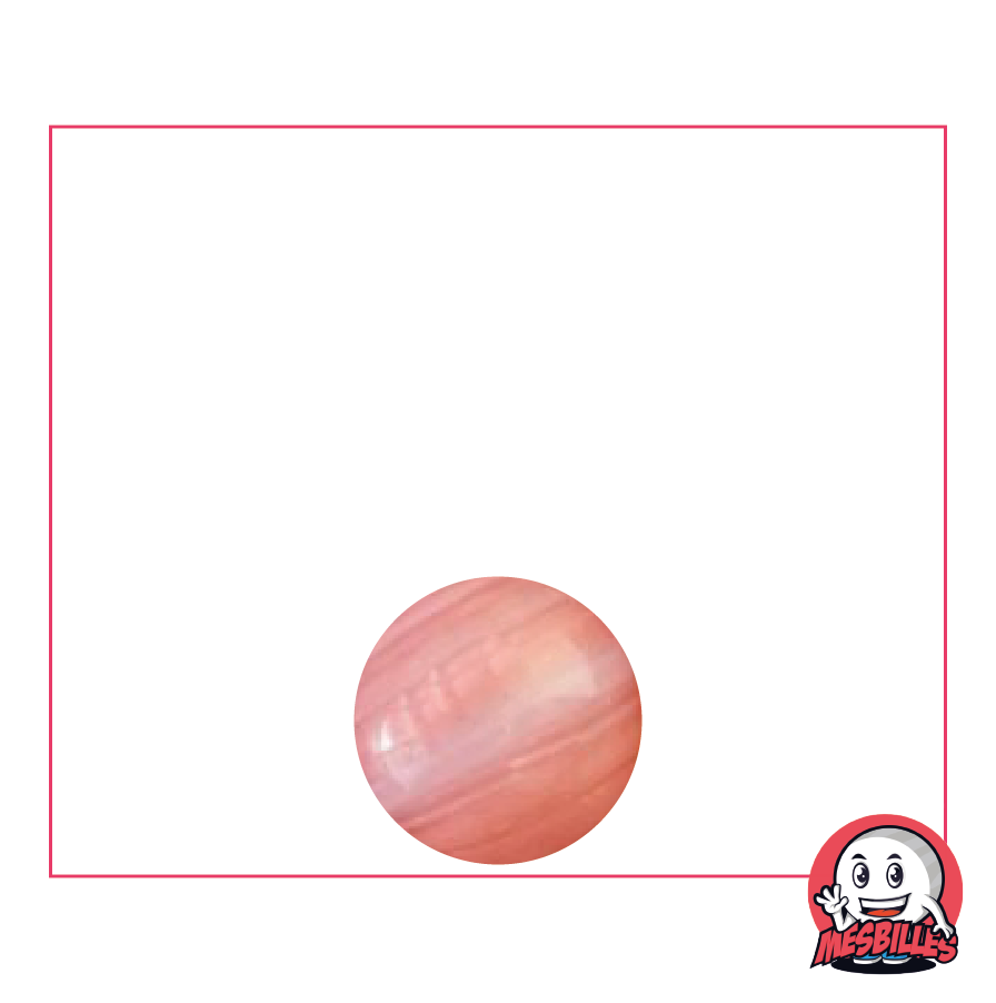 1 Marble Lollipop Rose 10 mm