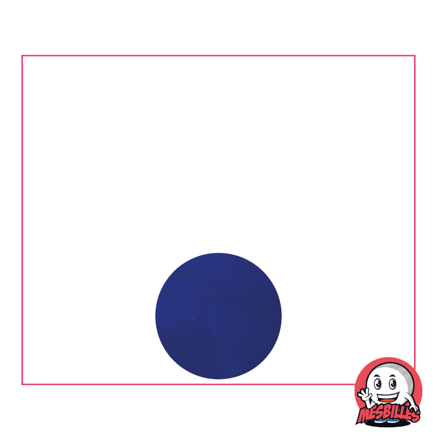 1 Soft-Translucent Marble, Midnight Blue, 10 mm