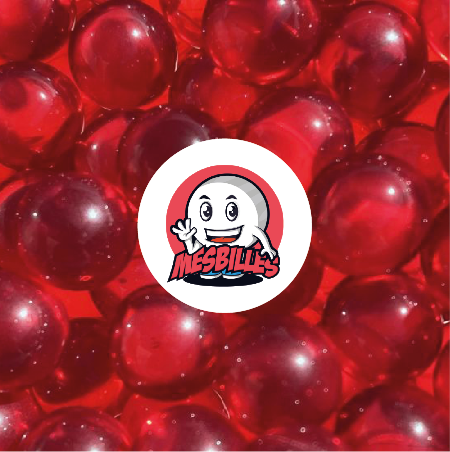 1 Red Soft-Translucent Marble 06 mm