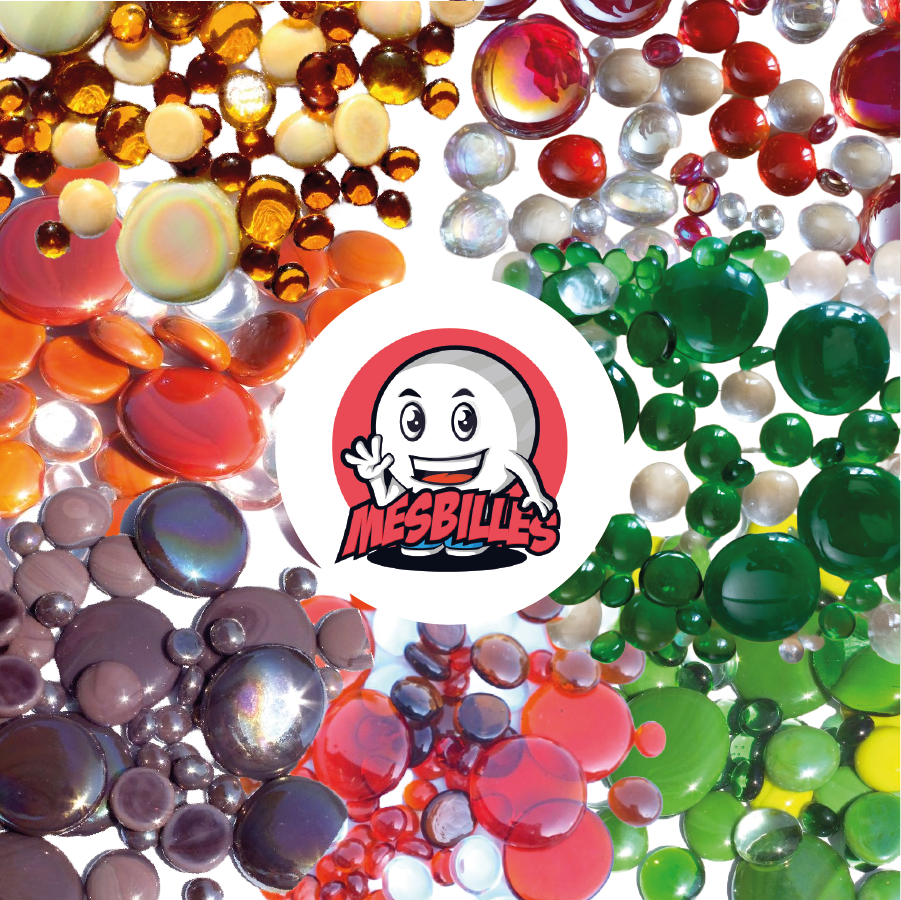 Billes Plates en Verre