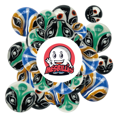 1 Blue Aloa Art marble 16 mm