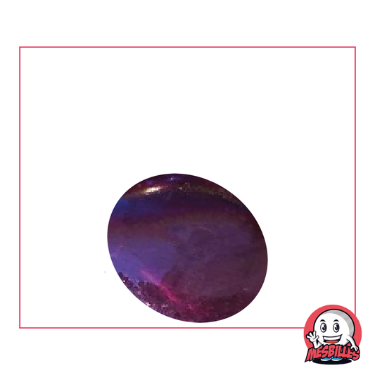 1 Flat Marble Iridescent Purple 30 mm