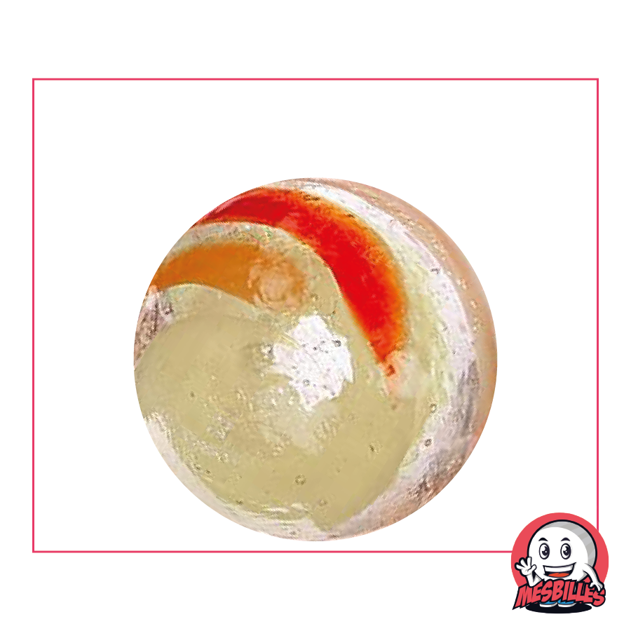 Forget the salsa, the 35 mm Red Tortitta Marble is your dance.