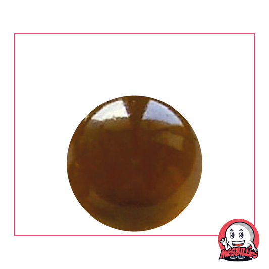 Large 25 mm Iridescent Amber Marble - My-Glassmarbles