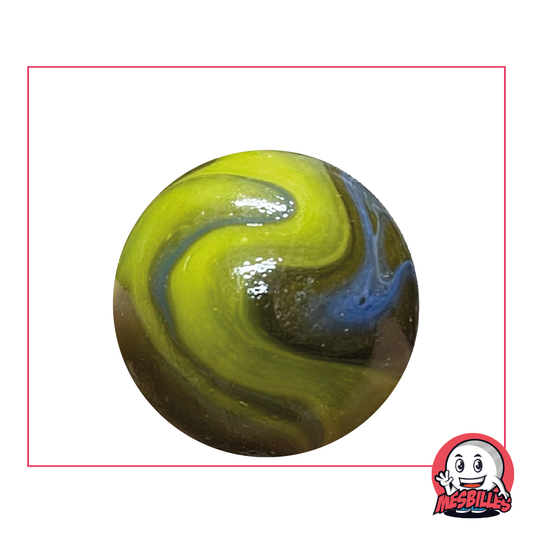 1 Ball Arca Green - 35 mm Marble - My-Glassmarbles