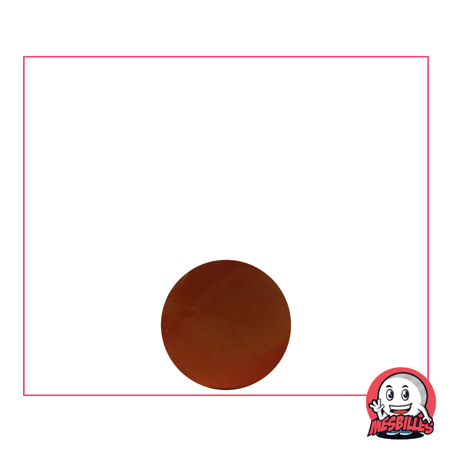 1 Amber Soft-Translucent Marble 10 mm