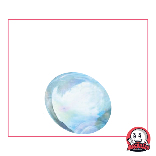 1 Flat Marble Iridescent Crystal 30 mm