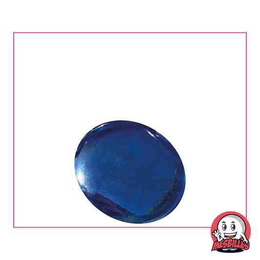 1 Flat Marble Iridescent Midnight Blue 30 mm