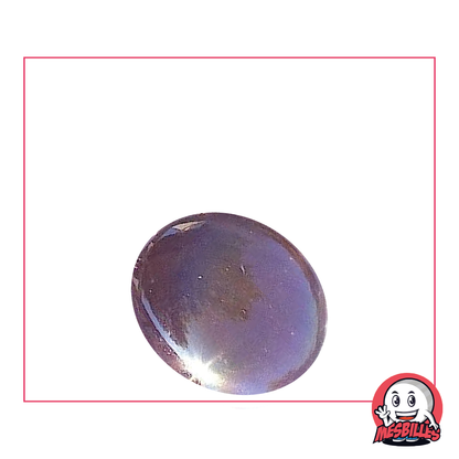 1 Flat Marble Glossy Purple 30 mm