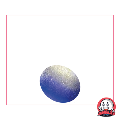 1 Flat marble 18 mm Frosted Blue-Night