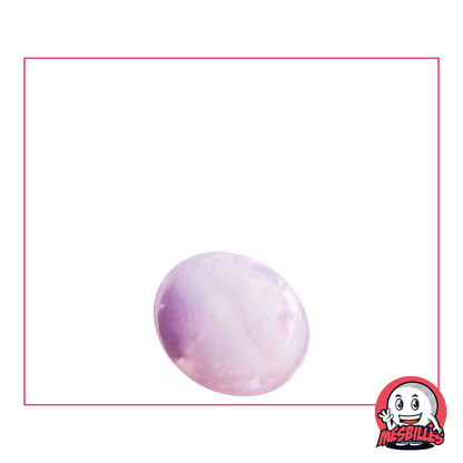 1 Flat Marble Glossy Light Pink 18 mm