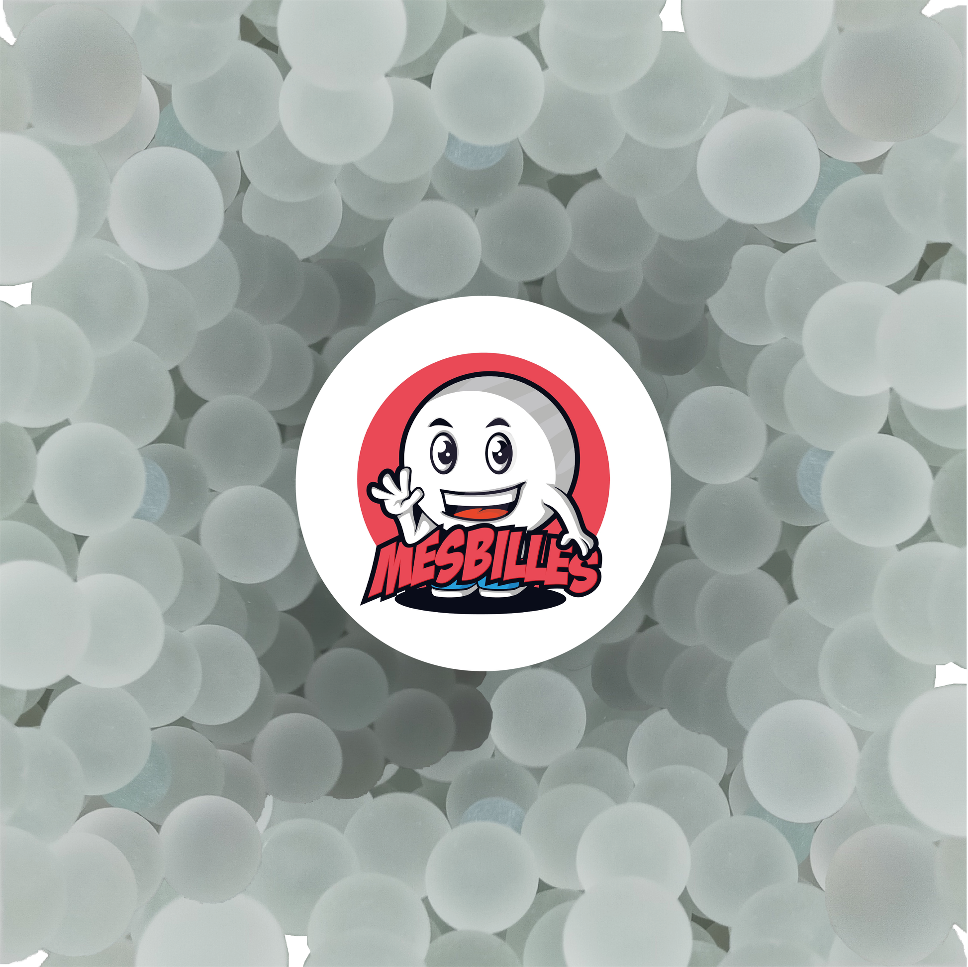 Marbles lovers, we've got a nugget for you: our Frosted marble, a magnificent 25 mm marble in frosted glass. It has an incredible power: it resists the sun. Unlike your vanilla-chocolate ice cream, which melts faster than your shadow in summer, our Frosted marble will never do that to you.