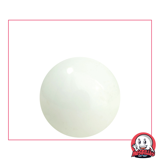 25mm White Pearl Marble - Refined Elegance Porcelain - My-Glassmarbles
