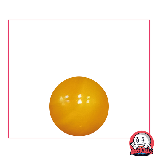 Marble Pearl 16 mm - Vibrant Orange Opaque Glass - My-Glassmarbles