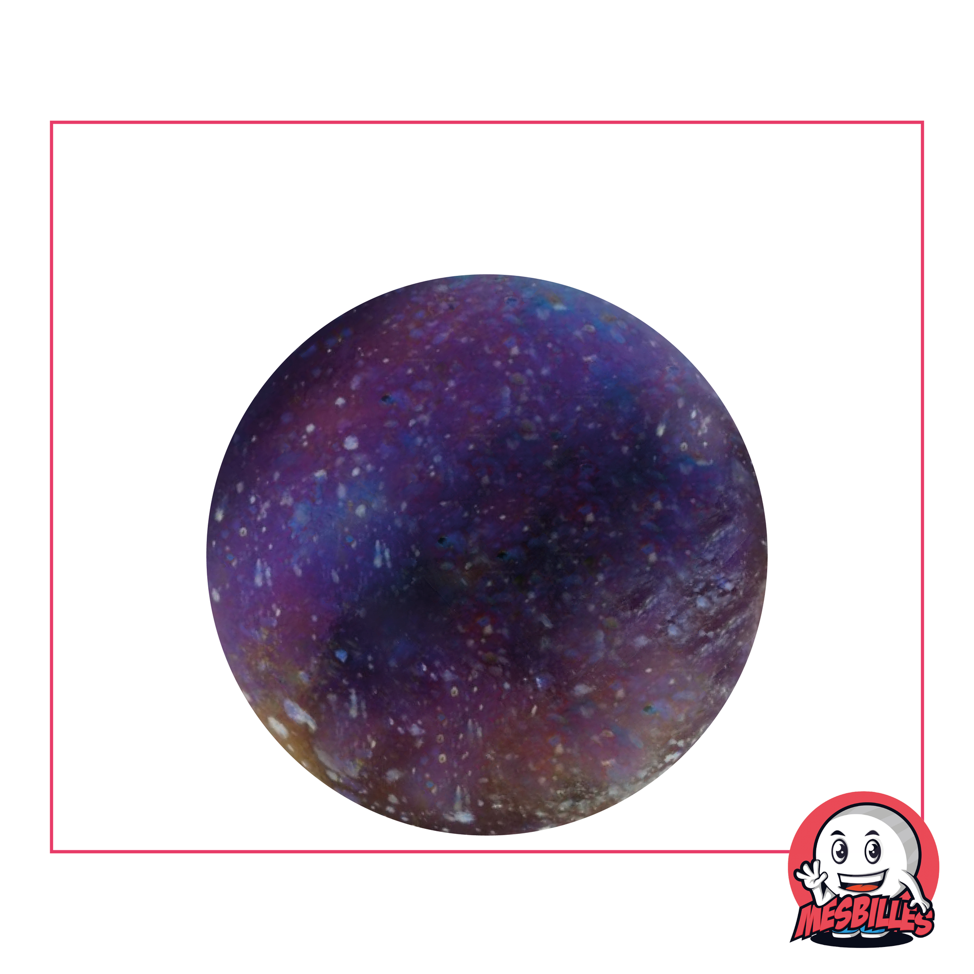 35 mm Marble Universe splashed with different colours, miniature representation of the universe