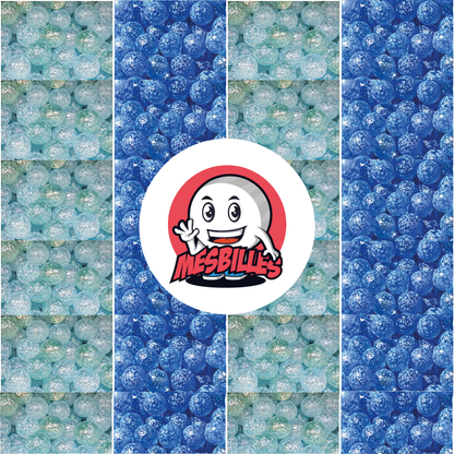 1 Blue Nugget Marble 12 mm