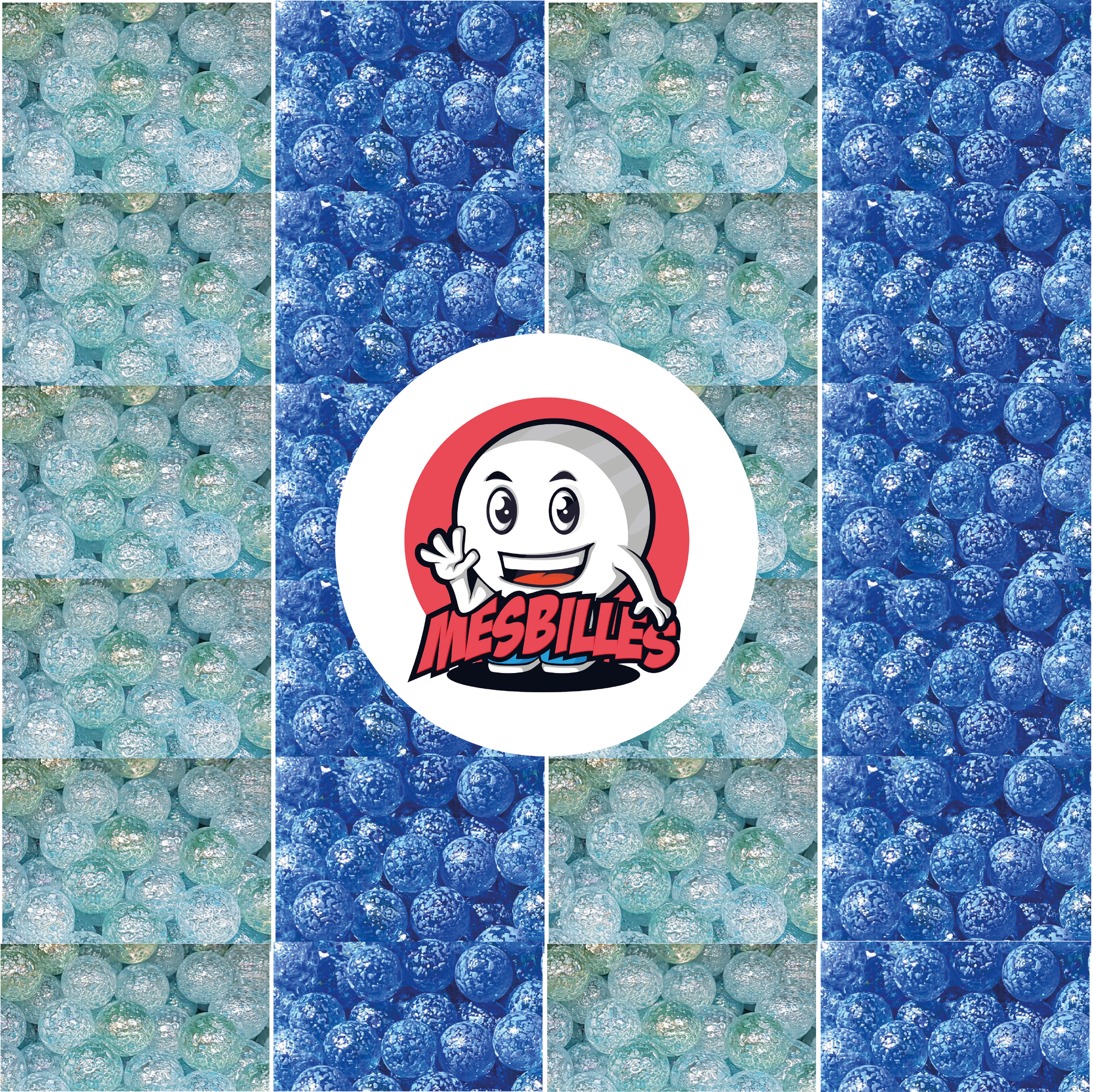 Dive into the ocean without getting wet: the 12 mm Blue Marble Speckled, the jewel of the seas for players and collectors. Our 12 mm Blue Marble Speckled takes you on a journey to the depths of the sea. Who said blue was only for the sky?